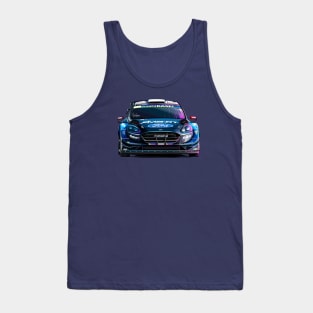 Ford Fiesta WRC Artwork Tank Top